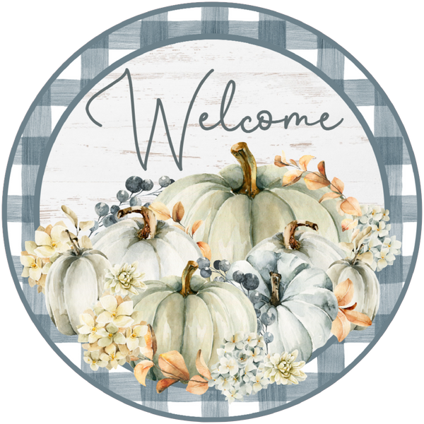 #22 Welcome Sign, Fall Sign,  Wreath Sign, Wreath Center, Wreath Attachment