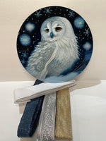 #587 Owl Sign and Ribbon Bundle