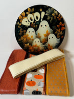 #681  Halloween Sign and Ribbon Bundle