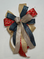 #890 Holiday Bow, Lantern Bow, Wreath Bow