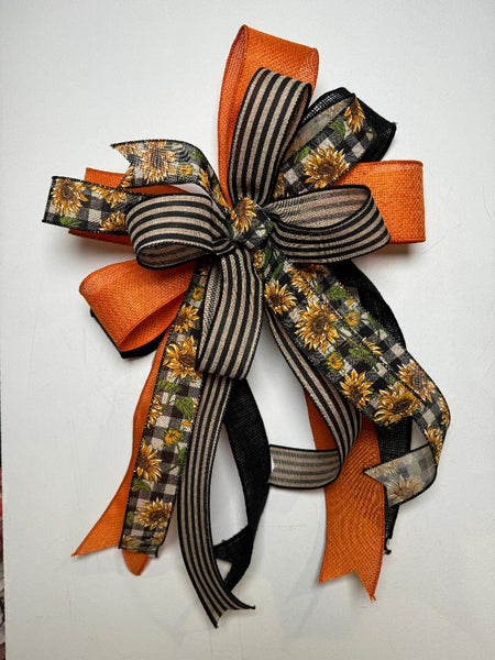 #909 Fall Bow, Lantern Bow, Wreath Bow