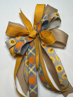 #915 Fall  Bow, Lantern Bow, Wreath Bow