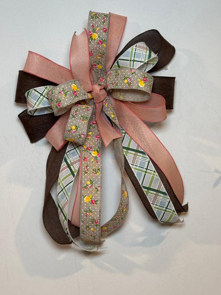 #924 Spring Bow,  Lantern Bow, Wreath Bow, Home Décor
