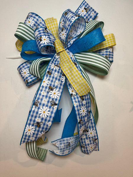#925 Spring Bow,  Lantern Bow, Wreath Bow, Home Décor