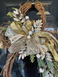 Angel Design, Grapevine Angel, Holiday Design, Christmas Design, Front Door Decor