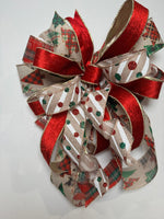 #1042 Holiday Bow, Lantern Bow, Wreath Bow