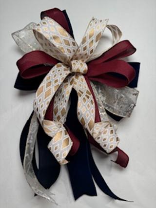 #1048 Holiday Bow, Lantern Bow, Wreath Bow