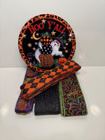 #801 Halloween Sign and Ribbon Bundle,  Halloween Sign, Halloween Ribbon