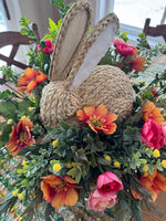 Spring Centerpiece, Easter Centerpiece, Garden Bunny, Home Decor