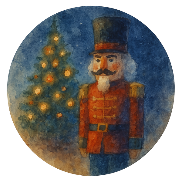 C010 Holiday Sign, Nutcracker Sign,Wreath Center, Wreath Attachment