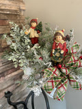 Set of Holiday Centerpieces, Christmas Centerpieces, Home Decor