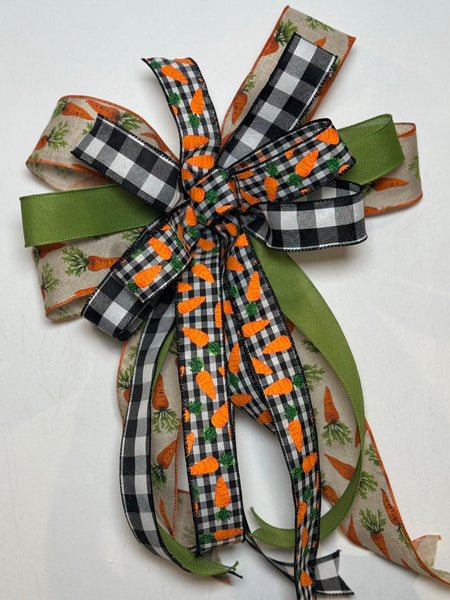 #922 Easter Bow, Spring Bow,  Lantern Bow, Wreath Bow, Home Décor