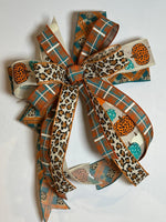 #976 Fall  Bow, Lantern Bow, Wreath Bow