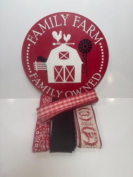 # 755 Family Farm Sign and Ribbon Bundle