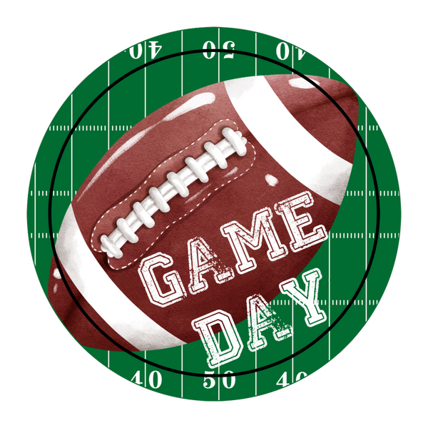 Football Game Day Sign, Every Day Sign, Wreath Center, Wreath Attachment