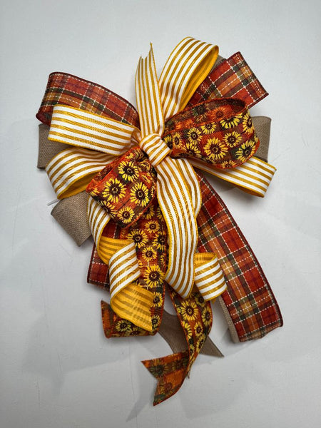 #1025 Fall Bow, Lantern Bow, Wreath Bow