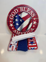 # 748 Patriotic  Sign and Ribbon Bundle
