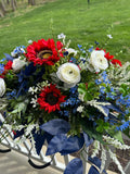 Headstone Saddle, Memorial Day Design