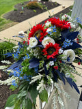 Headstone Saddle, Memorial Day Design