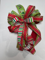 #1026 Holiday Bow, Lantern Bow, Wreath Bow