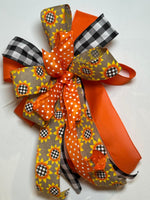 #977 Fall  Bow, Lantern Bow, Wreath Bow
