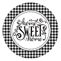 Home Sweet Home Sign, Everyday Sign, Wreath Sign, Wreath Center