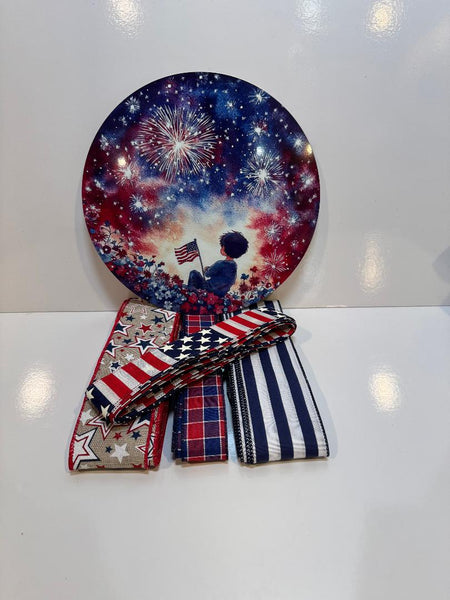 # 742 Patriotic Sign and Ribbon Bundle