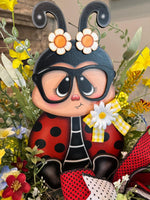 Ladybug Centerpiece, Summer Centerpiece, Home Decor
