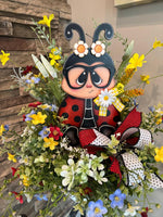 Ladybug Centerpiece, Summer Centerpiece, Home Decor