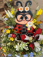 Ladybug Centerpiece, Summer Centerpiece, Home Decor