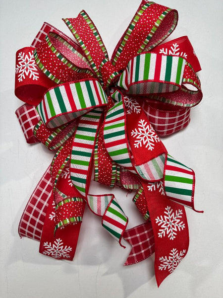 #1031 Holiday Bow, Lantern Bow, Wreath Bow