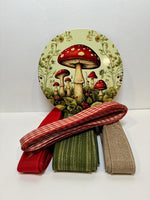 #667 Mushroom Sign and Ribbon Bundle