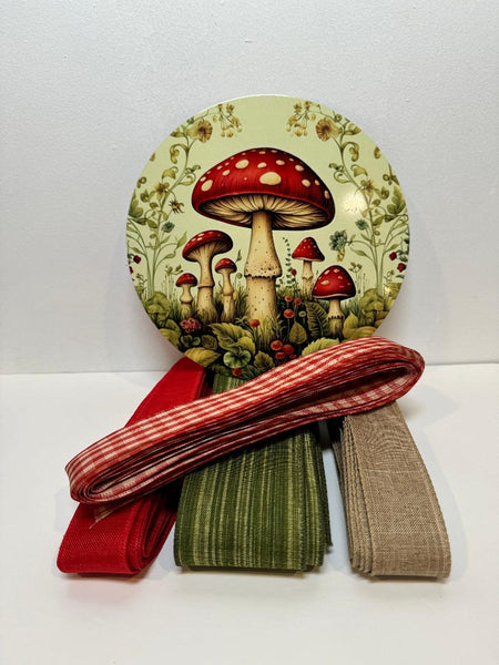 #667 Mushroom Sign and Ribbon Bundle
