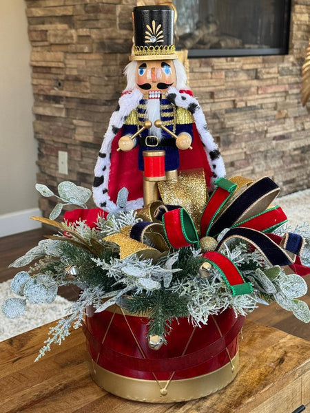 Nutcracker Centerpiece, Holiday Design, Christmas Centerpiece