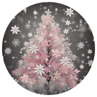 Pink Holiday Tree Sign, Holiday Sign, Wreath Center, Wreath Attachment