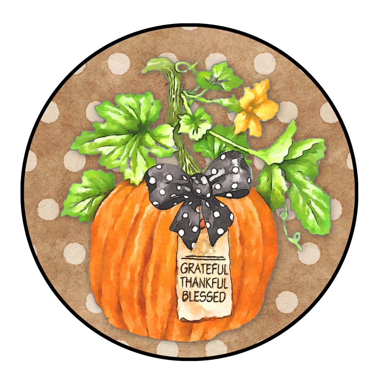 Sentar Dor Design Fall Sign, Grateful, Thankful and Blessed, Wreath Sign, Wreath Center ...