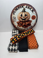 #808 Halloween Sign and Ribbon Bundle,  Halloween Sign, Halloween Ribbon