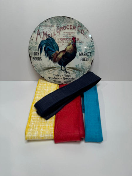 # 767 Rooster Sign and Ribbon Bundle