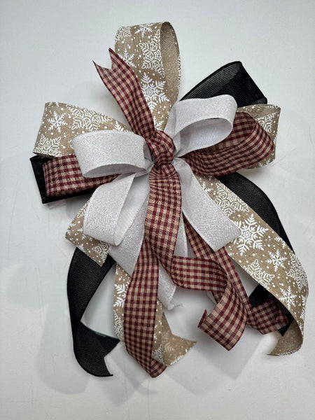 #1030 Holiday Bow, Lantern Bow, Wreath Bow