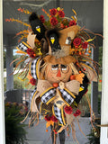 Fall Scarecrow Design ,Fall Design, Front Door Design