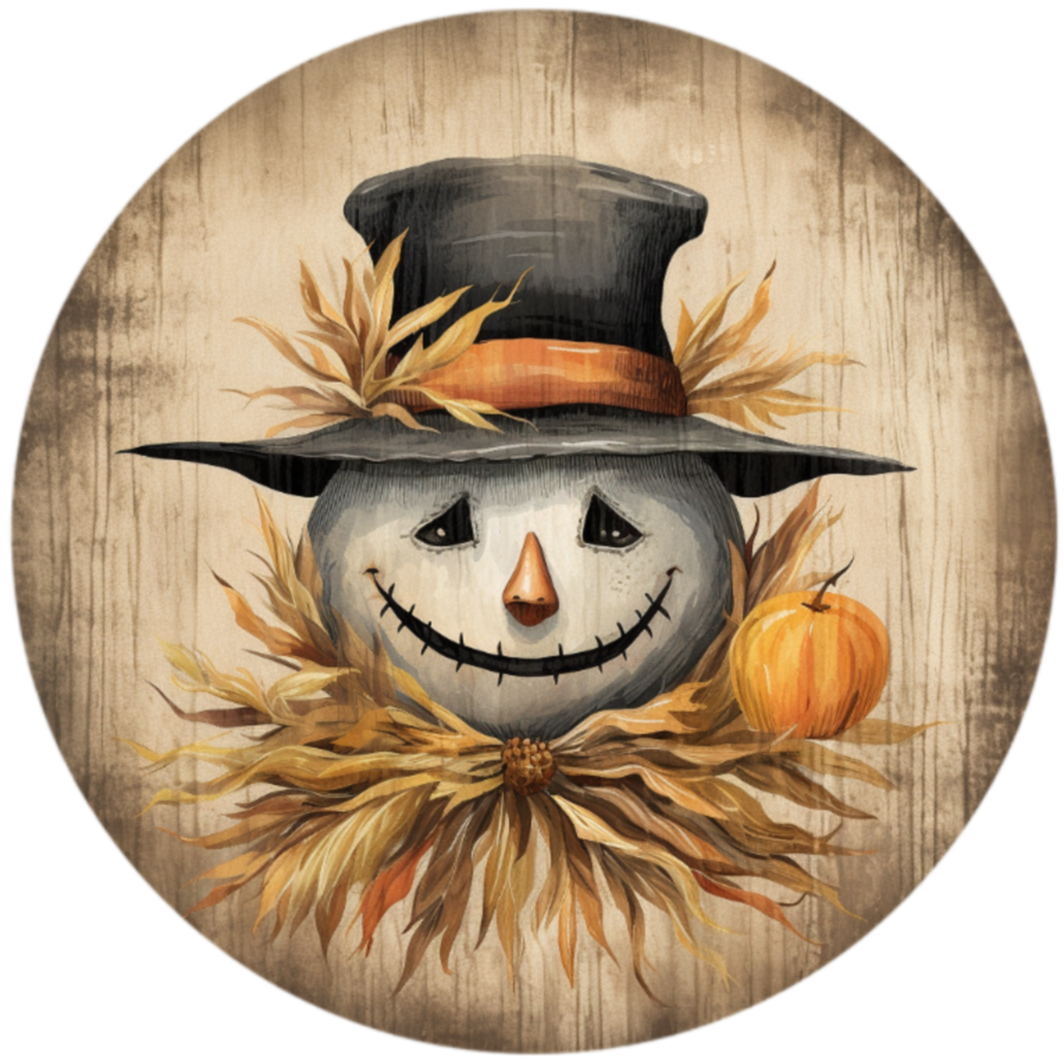 Dor Designs Scarecrow Fall Sign, Wreath Sign, Wreath Center, Wreath Attachment ...