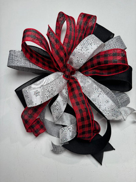 #1049 Holiday Bow, Lantern Bow, Wreath Bow