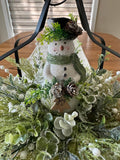 Snowman Centerpiece, Holiday Design, Christmas Centerpiece, Holiday Hostess Gift