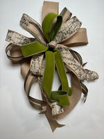 #1038 Winter Bow, Lantern Bow, Wreath Bow