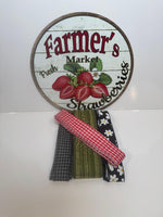 # 751 Farmers Marker Strawberry Sign and Ribbon Bundle