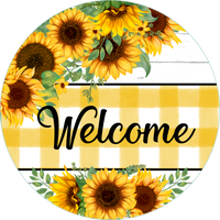 Welcome Sign, Wreath Sign, Wreath Center, Wreath Attachment