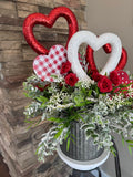 Valentines Centerpiece, Valentines Decor,  Home Decor