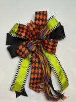 #975 Halloween Bow, Lantern Bow, Wreath Bow