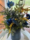 Everyday Centerpiece, Blueberry Design, Summer Design, Navy Design