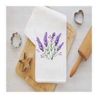 Lavender Tea Towel, Spring Kitchen Décor, Spring Hostess Gift